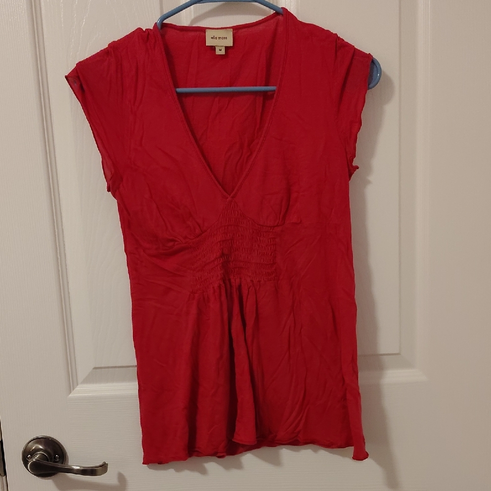 Medium Ella Moss Vibrant Pink Women's Blouse